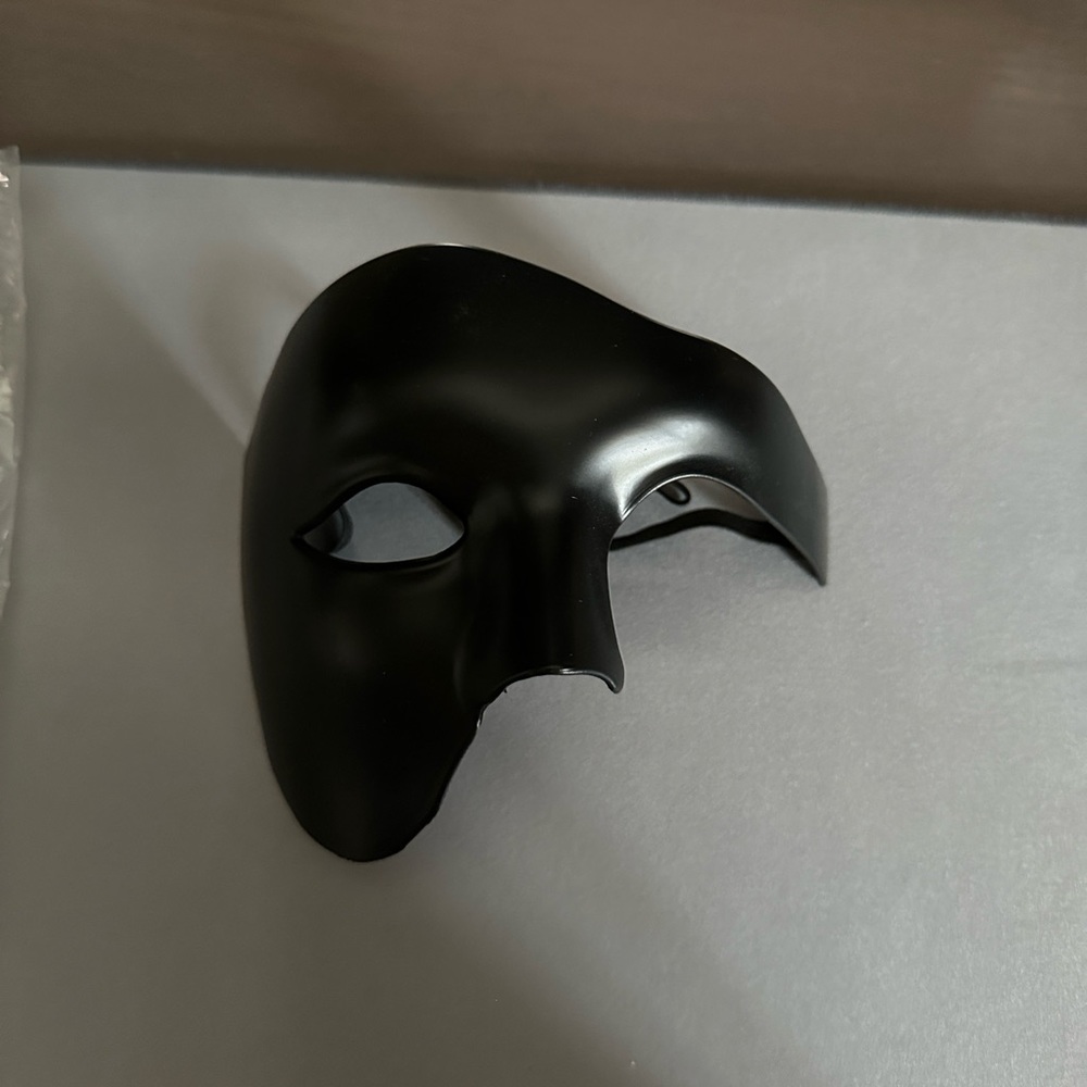 KEFAN Mens Mask Masquerade Mask Phantom of The Opera Half Face Mask